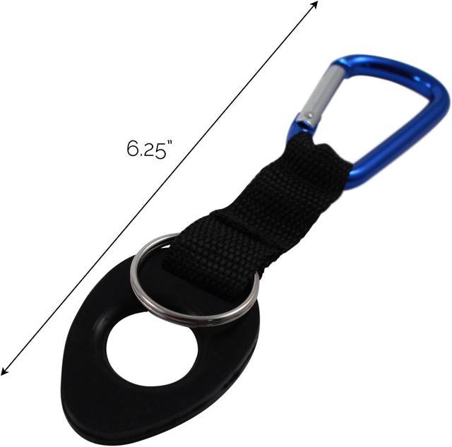 Water bottle holder with carabiner