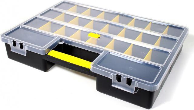 Universal Tool Hobby Craft Storage Organizer 26 Sections Adjustable Tool Box  