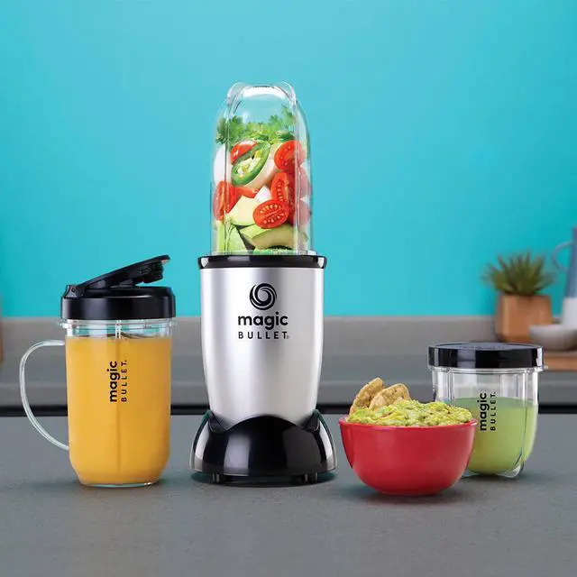 Alt view image 4 of 5 - NutriBullet 1200 Watts Blender Combo with Single Serve Cups, Silver