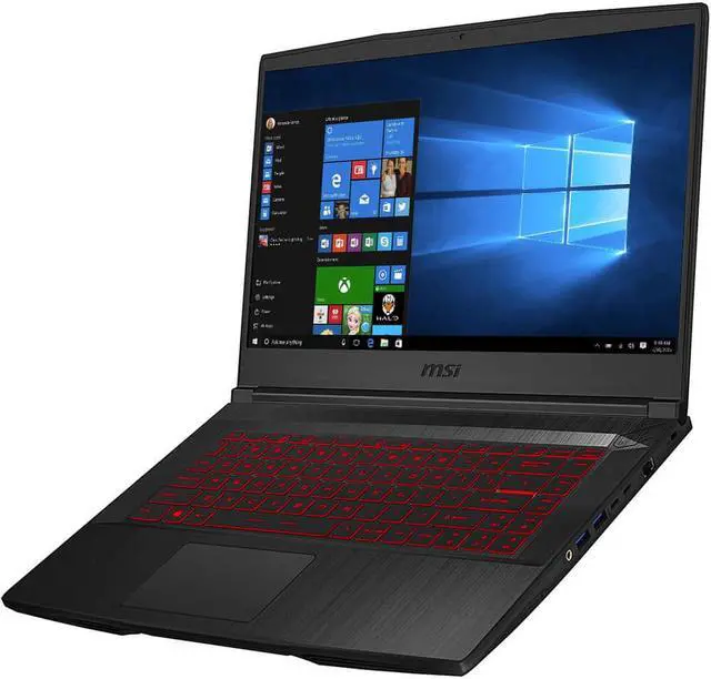 Alt view image 4 of 14 - MSI GF65 Thin 15.6" Gaming Laptop i7-10750H 8GB RAM 512GB SSD 120Hz GTX 1660 Ti 6GB - 10th Gen i7-10750H - NVIDIA GeForce GTX 1660 Ti - In-Plane Switching Technology - Up to 5.00 GHz Processor Sp