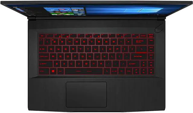 Alt view image 5 of 14 - MSI GF65 Thin 15.6" Gaming Laptop i7-10750H 8GB RAM 512GB SSD 120Hz GTX 1660 Ti 6GB - 10th Gen i7-10750H - NVIDIA GeForce GTX 1660 Ti - In-Plane Switching Technology - Up to 5.00 GHz Processor Sp