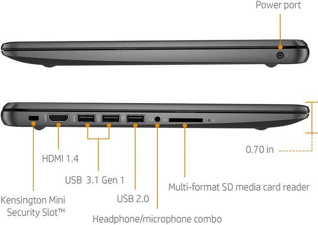 Alt view image 11 of 11 - HP Laptop Stream AMD A4-9120e 4GB Memory 64 GB eMMC SSD AMD Radeon R3 Series 14.0" Non-Touch Screen Windows 10 in S mode 14-ds0060nr