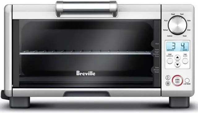 Alt view image 5 of 19 - Breville the Mini Smart Oven®, Electric Countertop Toaster Oven, Small Portable Oven, BOV450XL, Brushed Stainless Steel