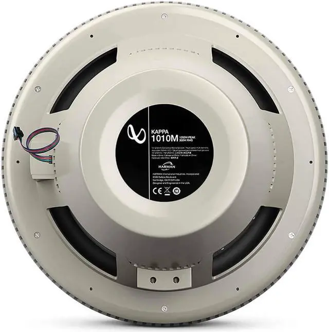 Alt view image 16 of 20 - Infinity KAPPA1010MAM 10" Premium RGB LED Subwoofer (White)