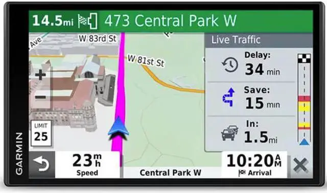 Alt view image 17 of 20 - Garmin DriveSmart 65 Automobile Portable GPS Navigator - Portable, Mountable