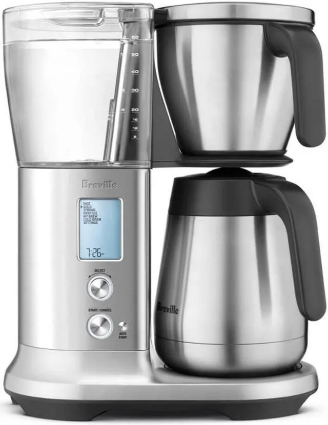 Alt view image 12 of 20 - Breville - Precision Brewer 12-Cup Thermal Coffee Maker - Brushed Stainless Steel