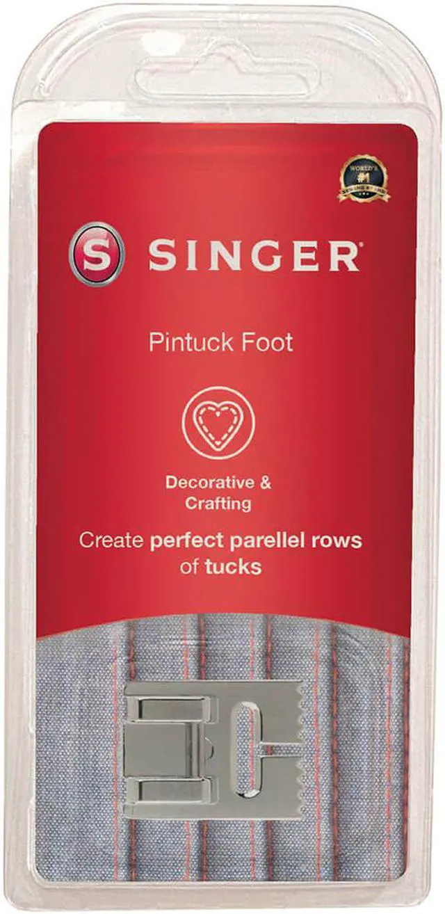 Alt view image 2 of 4 - singer pintuck snapon presser foot for lowshank sewing machines