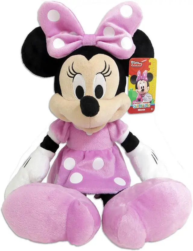 Alt view image 3 of 3 - Disney Mickey Mouse Clubhouse 15.5 Inch Plush - Minnie Pink Dress
