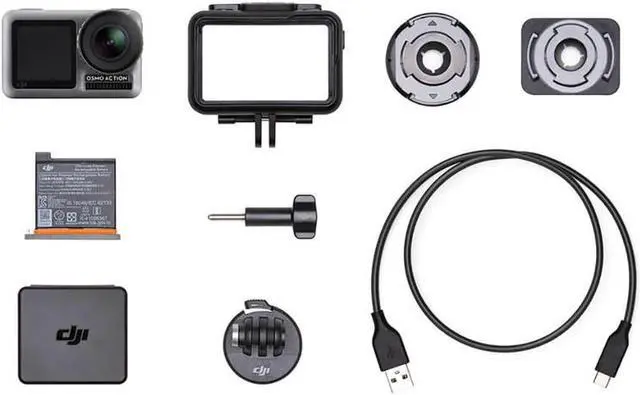 Alt view image 15 of 20 - DJI OSMO ACTION Cam Digital Camera with 2 displays 11m waterproof 4K HDR-Video 12MP 145 Angle Black