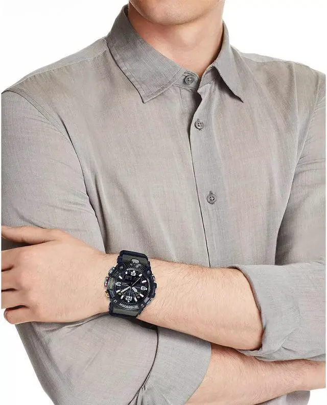 Alt view image 4 of 4 - Casio GGB1001A3CR G-shock MudMaster Watch - Green
