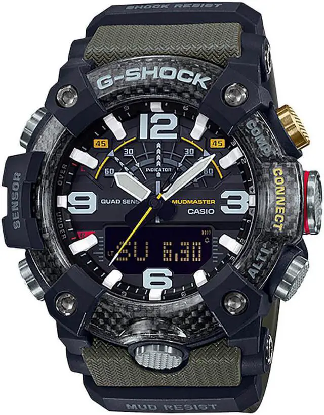 Main image of Casio GGB1001A3CR G-shock MudMaster Watch - Green