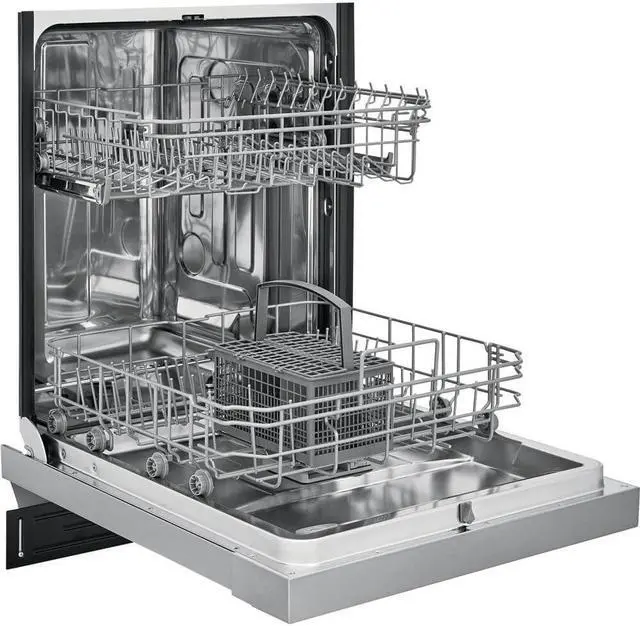 Alt view image 7 of 9 - Frigidaire FFBD2420US 24" Built-in Dishwasher with Stainless Steel Drum 14 Place Settings 4 Cycles in Stainless Steel