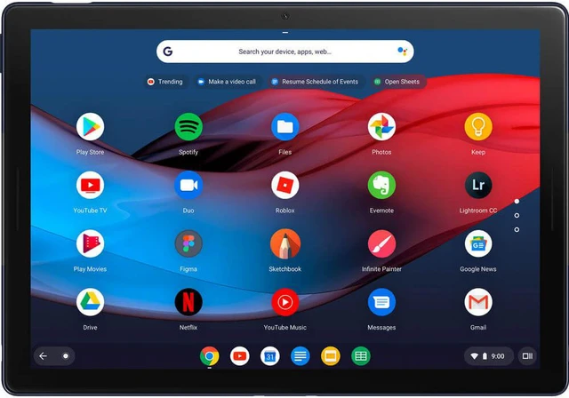 Alt view image 2 of 3 - Google Pixel Slate Tablet 12.3" - 64 GB SSD - 8th Gen Intel m3 CPU - 8 GB RAM - 12 hour battery life - Fingerprint reader