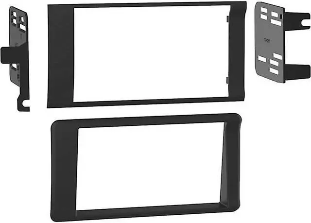 Alt view image 6 of 10 - Metra 95-6551 Double DIN Dash Kit for select Dodge Ram Vehicles 1998 - 2002