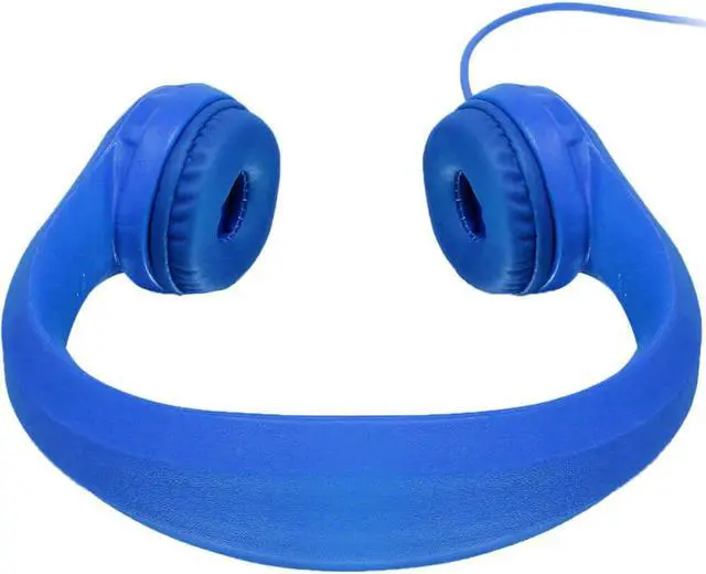 Alt view image 10 of 14 - Aluratek AKH01FB Volume-Limiting Wired Foam Headphones - Blue