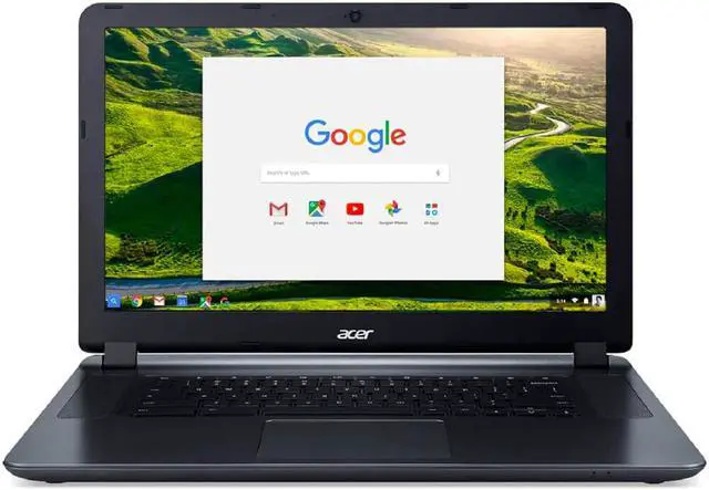 Main image of Acer Chromebook 15 CB3-532-108H 15.6" Chromebook - 1366 x 768 - Atom x5 E8000 - 4 GB RAM - 16 GB Flash Memory - Granite Gray