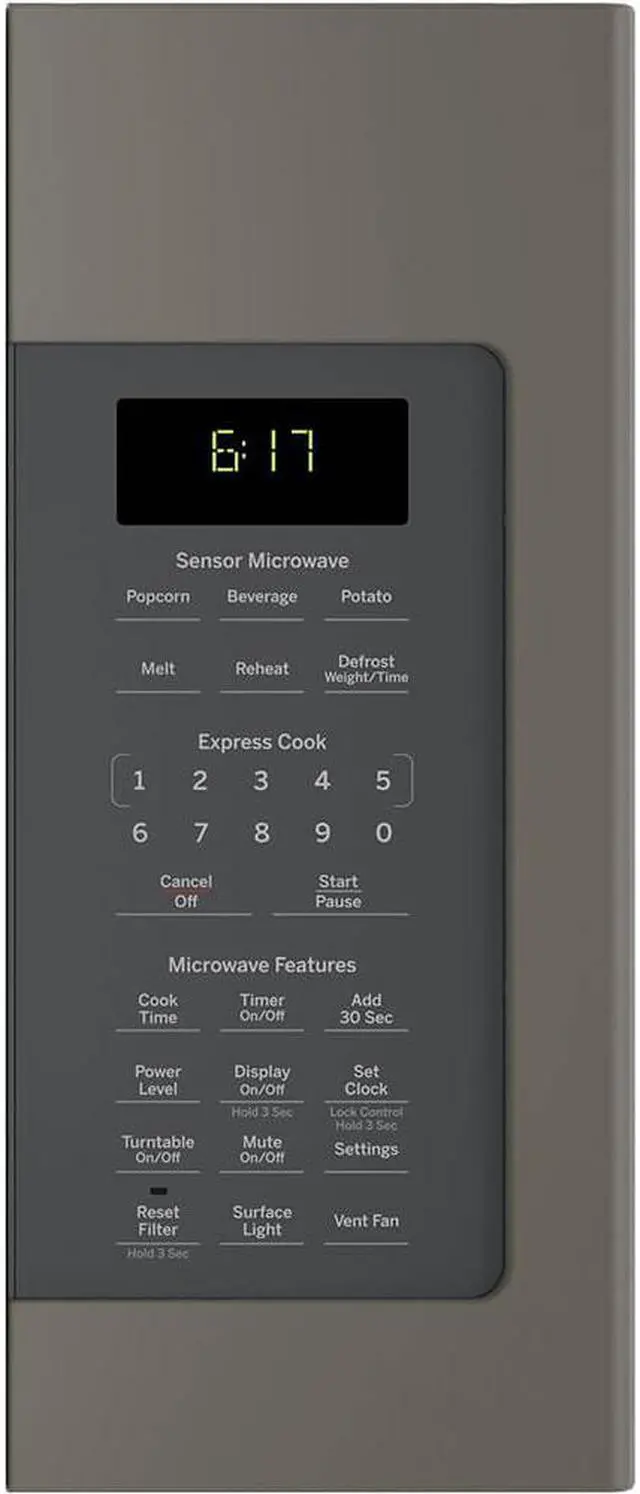Alt view image 2 of 5 - G.E. JVM6175EKES 1.7 Cu. Ft. 1000W Slate Over-the-Range Microwave