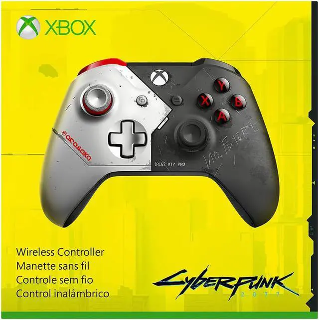Alt view image 9 of 15 - Xbox Wireless Controller - Cyberpunk 2077 Limited Edition