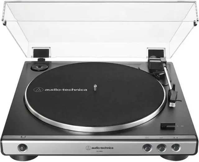 Alt view image 8 of 20 - Audio Technica Fully Automatic Belt-Drive Turntable - Gun Metal