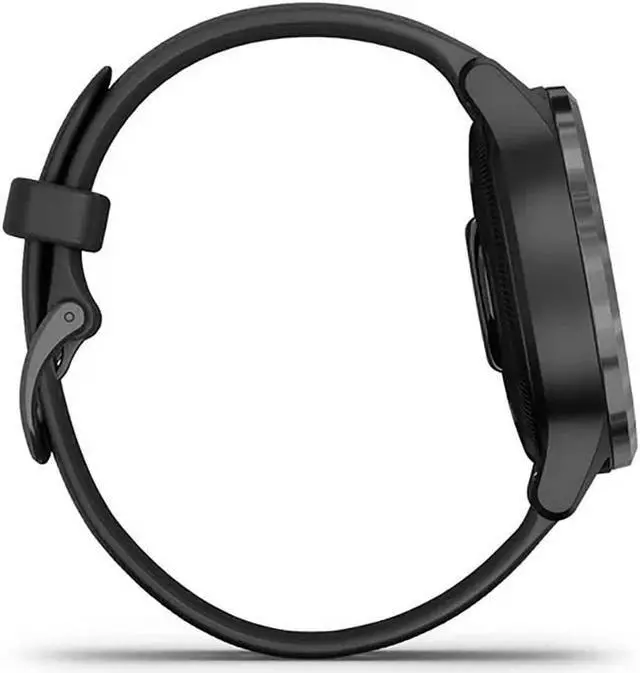 Alt view image 4 of 7 - Garmin Vívoactive 4S, Smaller-Sized GPS Smartwatch, Features Music, Body Energy Monitoring, Animated Workouts, Pulse Ox Sensors and More, Black