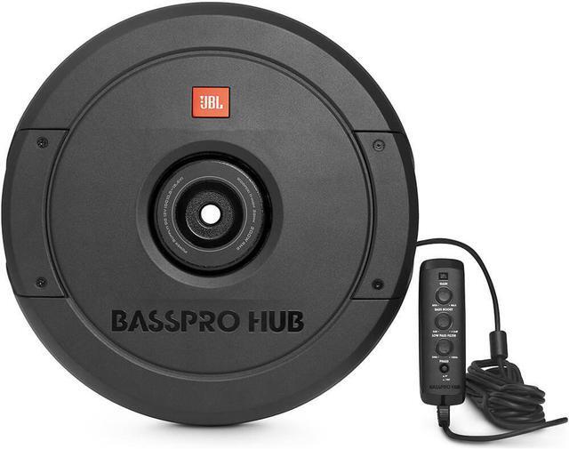 Alt view image 5 of 9 - JBL BassPro Hub 11" Spare Tire Subwoofer w/ Enclosure and Built-In Amplifier