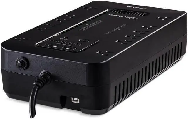 Alt view image 4 of 12 - CyberPower SX950U UPS PC Battery Backup