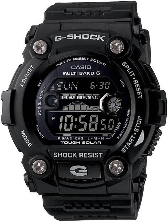 Alt view image 6 of 8 - Casio G-Rescue Solar Atomic Classic Color Watch