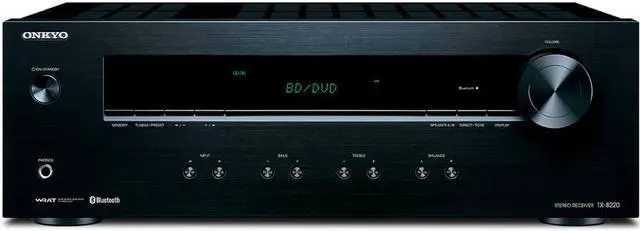 Alt view image 7 of 18 - Onkyo TX-8220 Analog Home Audio/Video Stereo Receiver (Black)