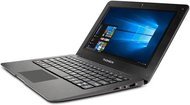 Alt view image 9 of 10 - THOMSON NEO10 Laptop, Win 10, Mobile MS Office FREE, Intel CPU, 2/32GB, 10.1" Display 1024x600, Webcam, Wi-Fi & Bluetooth 4.0, Keyboard with Multi-touch Pad, Battery up to 7 hours, Black, Slim & Light