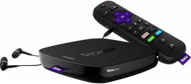 Alt view image 9 of 12 - Roku Ultra | Streaming Media Player 4K/HD/HDR with Premium JBL Headphones 2019