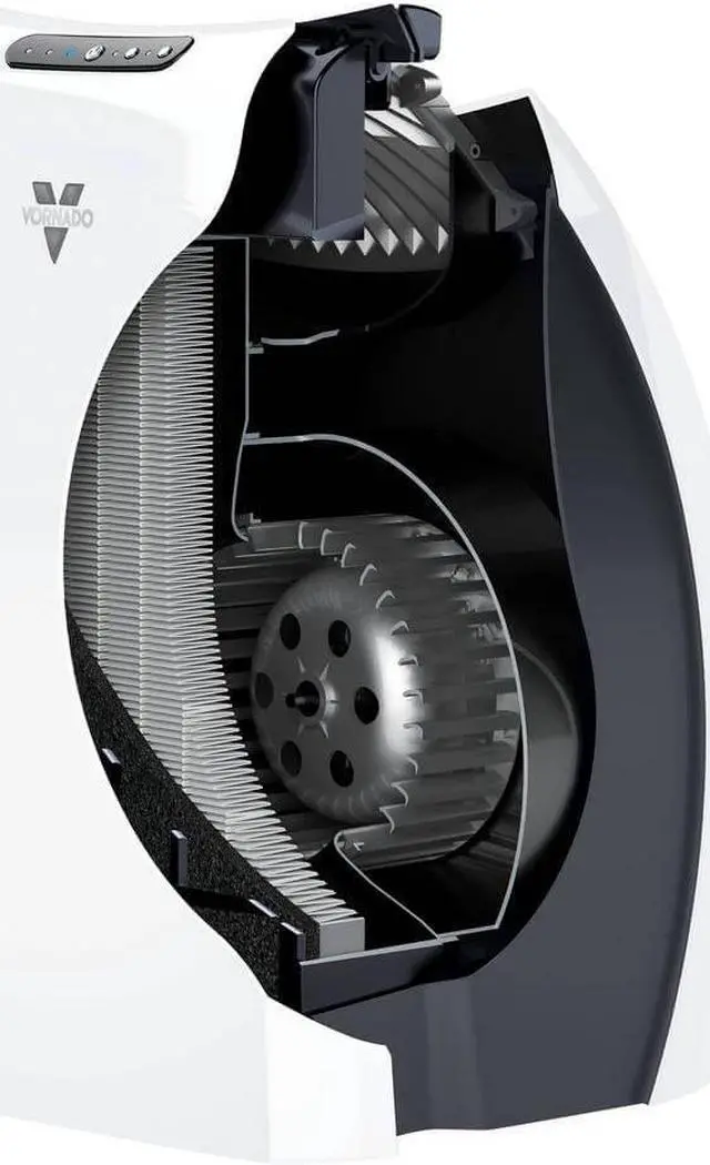 Alt view image 16 of 17 - Vornado AC350 Whole Room True Hepa Air Purifier