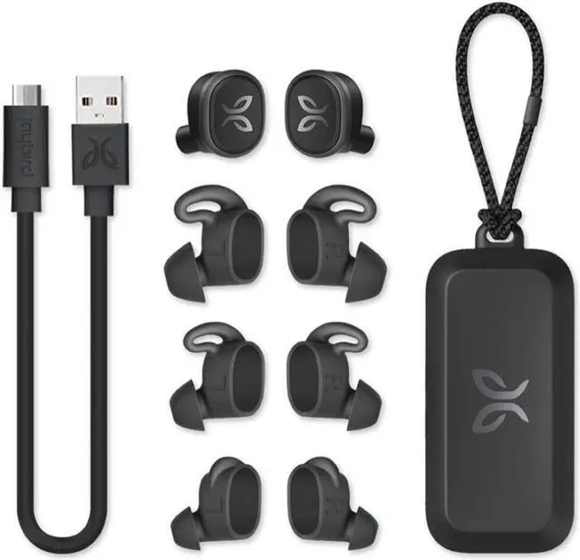 Alt view image 17 of 20 - Jaybird Sport VISTABLACK Vista Bluetooth Earbuds - Black