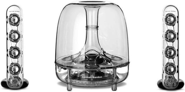 Alt view image 11 of 13 - Harman Kardon SoundSticks III 2.1 Plug and Play Multimedia Speaker System