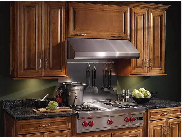 Alt view image 6 of 6 - Broan E6430SS 30" Stainless Steel Range Hood With 600 CFM Internal Blower and Tw