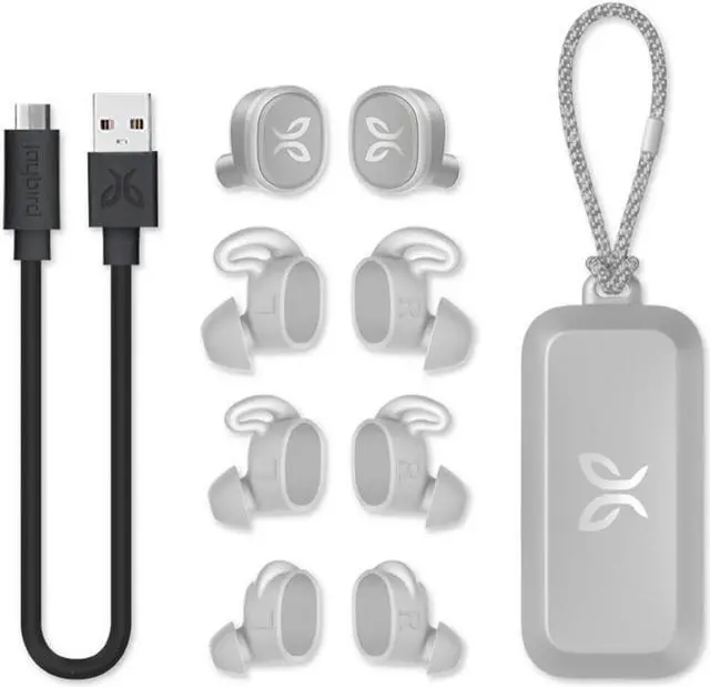 Alt view image 3 of 7 - Jaybird Sport VISTAGRAY Vista Bluetooth Earbuds - Nimbus Gray