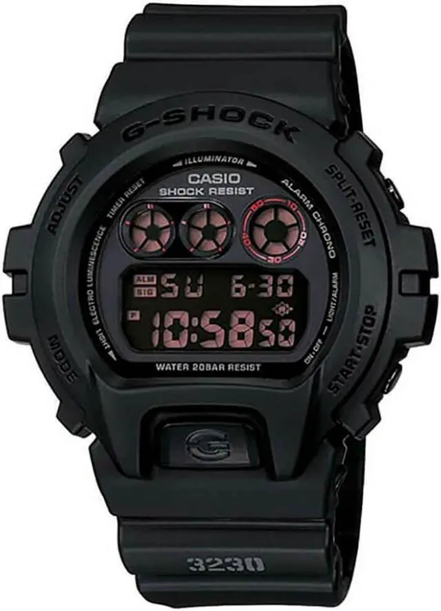 Alt view image 12 of 17 - Casio G-Shock DW6900MS-1 Classic 3-Eye Master of G Wristwatch