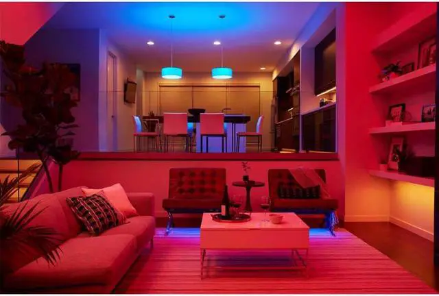Alt view image 2 of 7 - C by GE 93128983 Full Color Direct Connect Smart Bulb (4 LED A19 Bulbs)