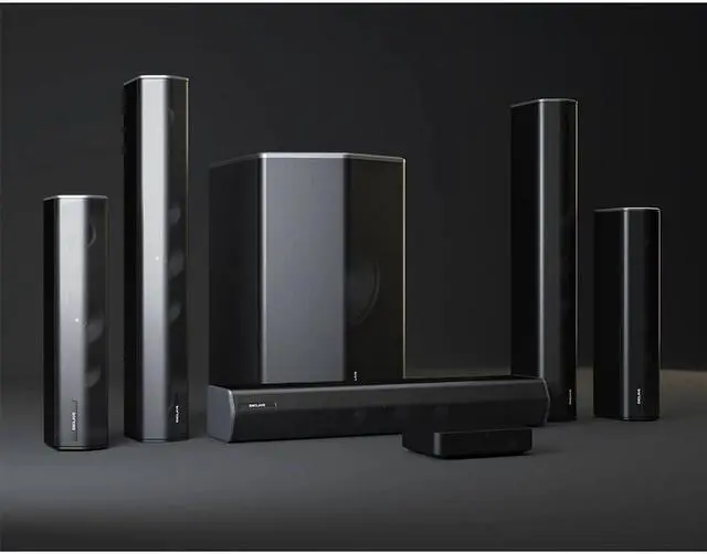 Alt view image 8 of 11 - Enclave THX Certified CineHome Pro 5.1 CineHub Edition Wireless Audio Home Theater Surround Sound System 24 Bit Dolby Digital & DTS, WiSA Certified
