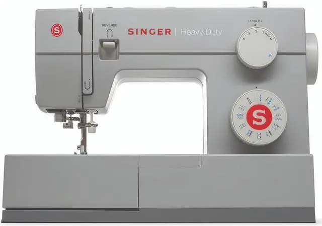Alt view image 4 of 6 - Singer 44SFR Heavy Duty 44S Sewing Machine