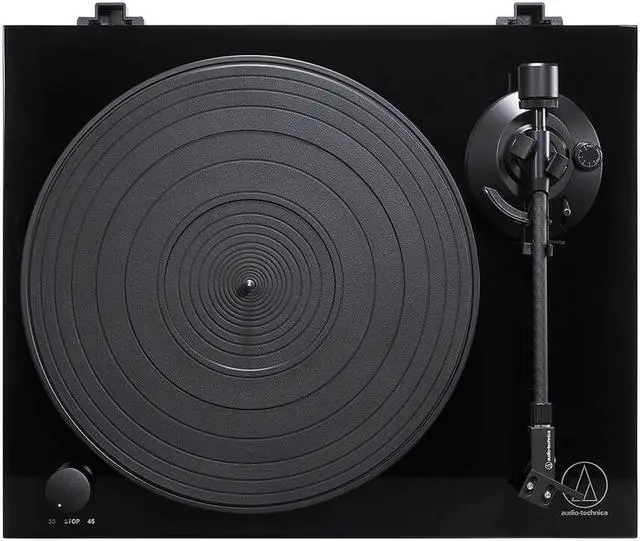 Alt view image 11 of 20 - AudioTechnica AT-LPW50PB Fully Manual Belt-Drive Turntable (Piano Black)