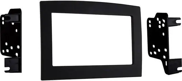 Alt view image 12 of 17 - Metra 95-6528B Black Double DIN Dash Kit for Select Dodge Ram 1500/2500/3500