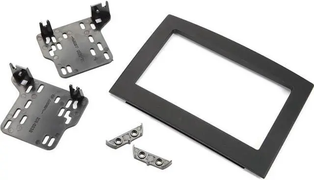 Alt view image 13 of 17 - Metra 95-6528B Black Double DIN Dash Kit for Select Dodge Ram 1500/2500/3500