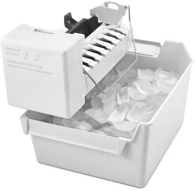 Alt view image 2 of 5 - Whirlpool 798061 9 In. 3 Lbs. Ez Connect Ice Maker Installation Kit In White