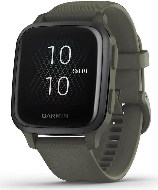 Alt view image 17 of 20 - Garmin Venu SQ Music Edition - Moss with Slate Bezel