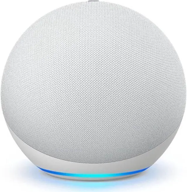 Alt view image 9 of 20 - Echo Dot (4th Gen) | Smart Speaker with Alexa | Glacier White