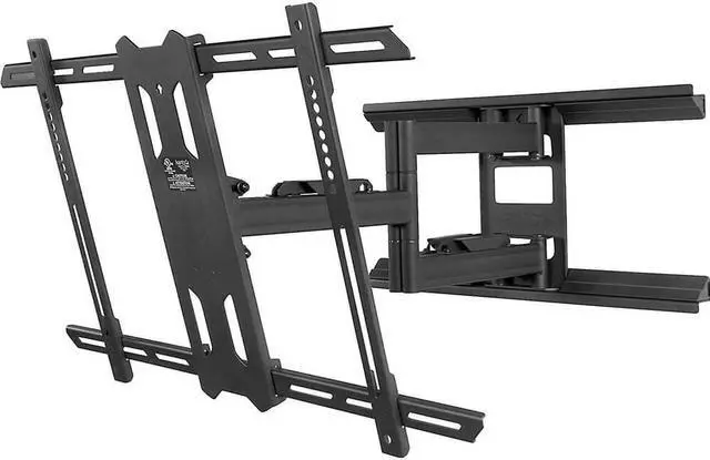 Alt view image 8 of 17 - Kanto PDX650 Articulating Full Motion TV Mount for 37" - 75" TV (Black)