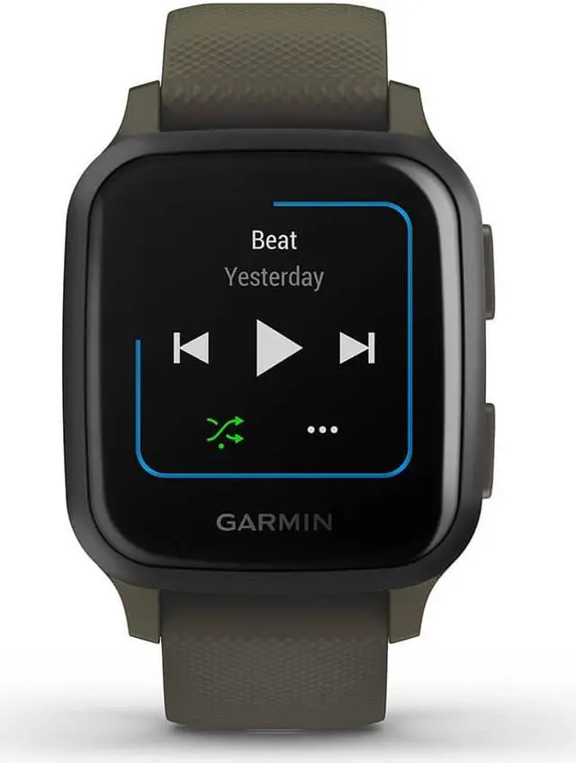 Alt view image 19 of 20 - Garmin Venu SQ Music Edition - Moss with Slate Bezel
