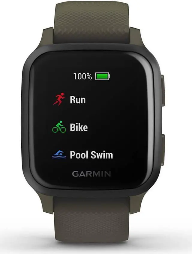 Alt view image 18 of 20 - Garmin Venu SQ Music Edition - Moss with Slate Bezel