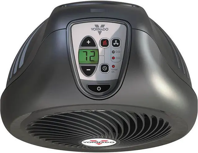 Alt view image 2 of 5 - Vornado AVH2ADVANCED Black Advanced Whole Room Heater with Auto Climate