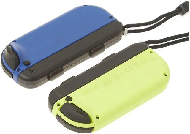 Alt view image 4 of 6 - Nintendo Switch Joy-Con Pair - Neon Blue/Neon Yellow